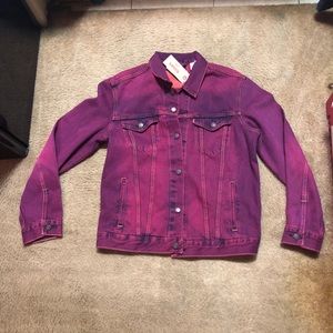 Levi’s acid washed trucker jacket NWT